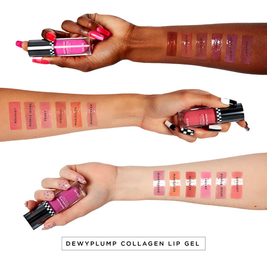 GXVE DEWYPLUMP COLLAGEN LIP GEL CLEAN, HIGH-PERFORMANCE LIP PLUMPER