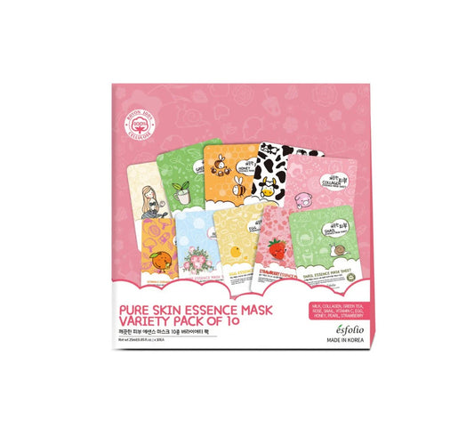 ESFOLÍO PURÉ SKIN ESSENXE MASK VARIETY PACK OF 10