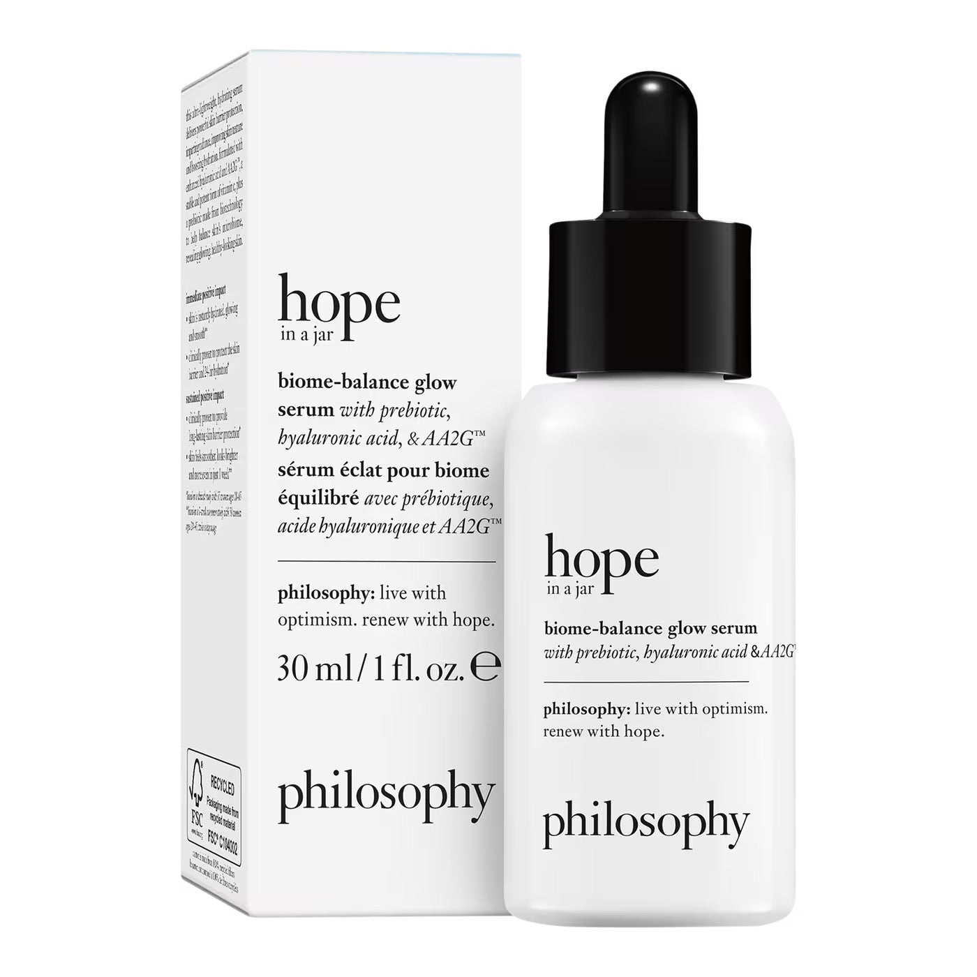 Philosophy
Hope In A Jar Biome-Balance Glow Serum