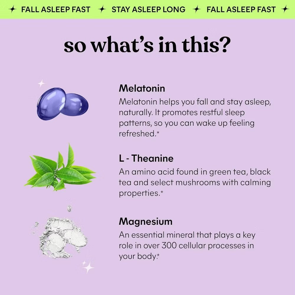 LEMME SLEEP TIGHT GUMMIES Melatonin & Magnesium