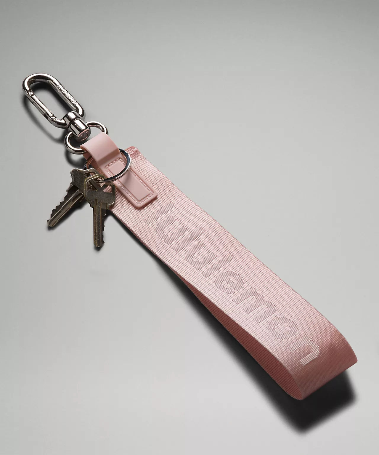 Lululemon Never Lost Keychain *Flush Pink/ White