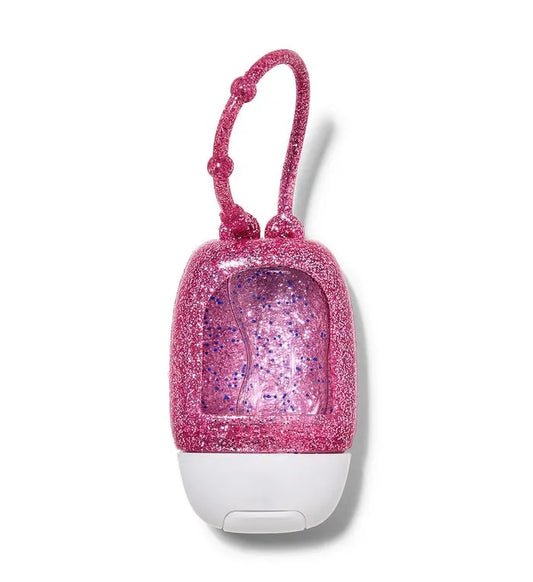 Bath&Body Works Pocketbac holder gold glitter Pink