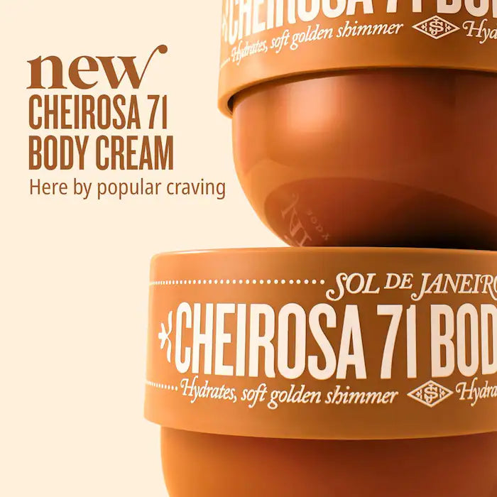 Sol de Janeiro
Cheirosa 71 Vanilla & Macadamia Scented Body Cream for Dry Skin *Pre-Order*