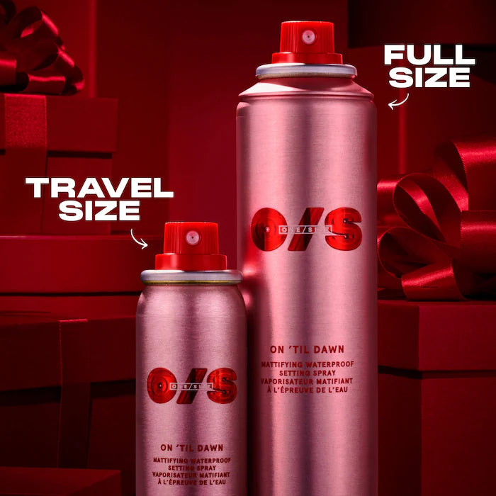 ONE/SIZE by Patrick Starrr On 'Til Dawn Mattifying Waterproof Setting Spray Big & Bitty Duo *Pre-Order*