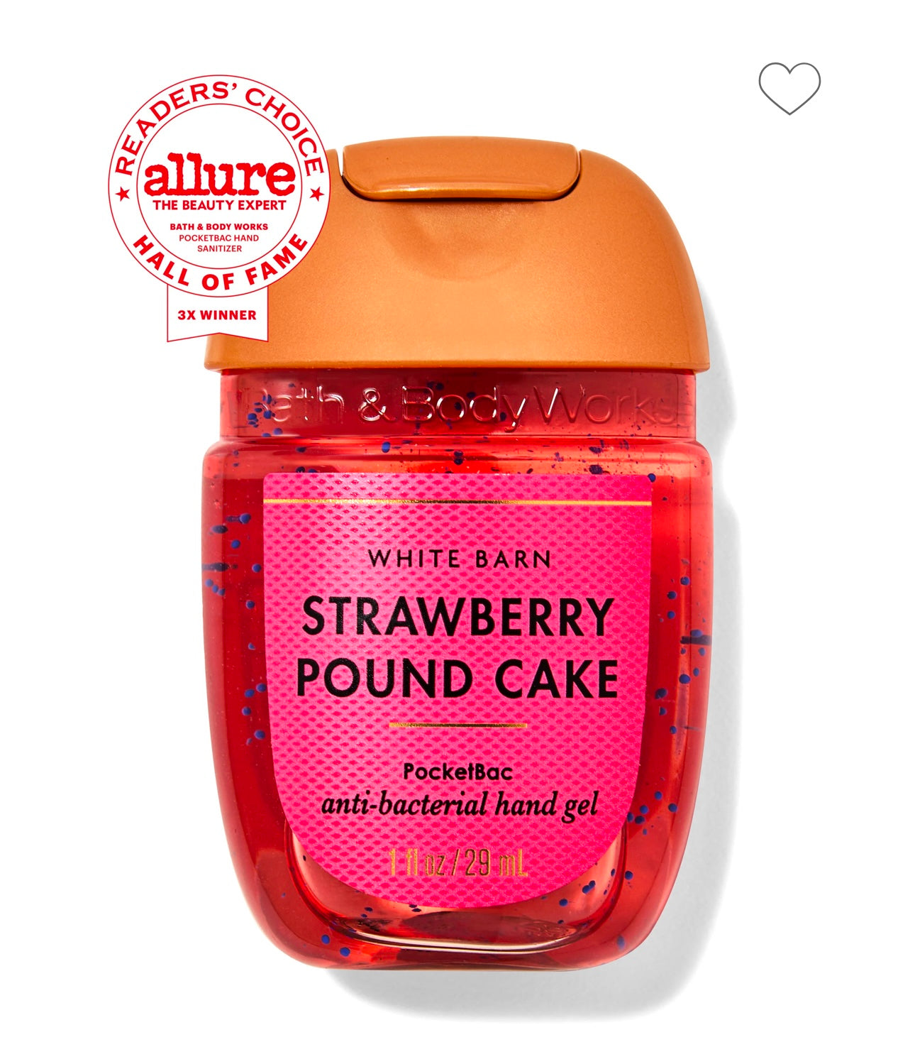 Bath & Body Works Strawberry Pound Cake PocketBac Hand Sanitizer