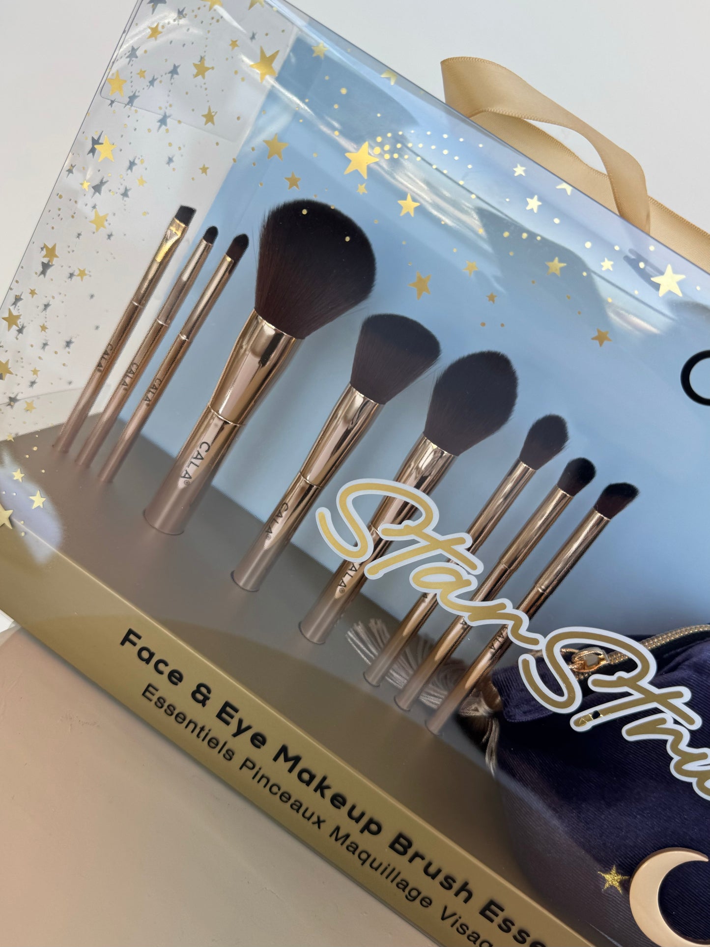 CALA StarStruck Face & Eye Makeup Brush Essentials + Pouch