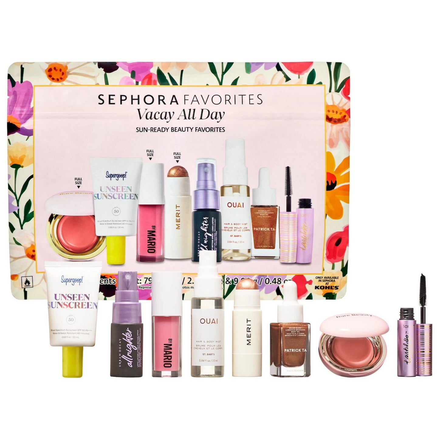 Sephora Favorites Vacay All Day Beauty Set by Kohls *Pre-Order*