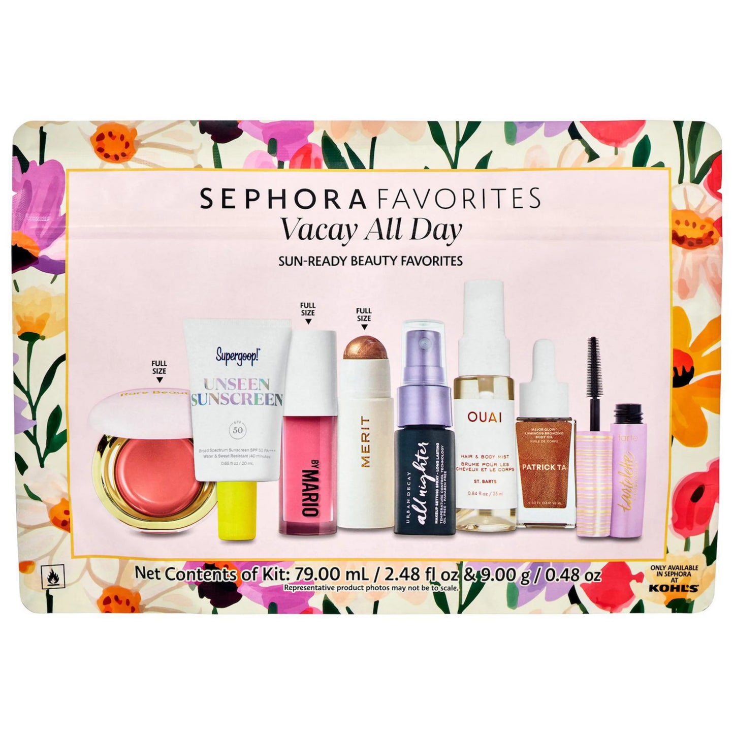 Sephora Favorites Vacay All Day Beauty Set by Kohls *Pre-Order*