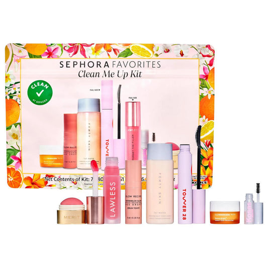 Sephora Favorites Clean Me Up Makeup and Skincare Set by Kohls *Pre-Order*