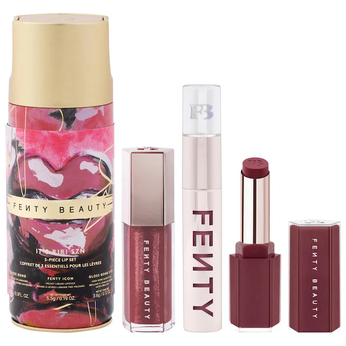 Fenty Beauty by Rihanna
It’s Riri Szn 3-Piece Lip Set *Pre-Ordee*