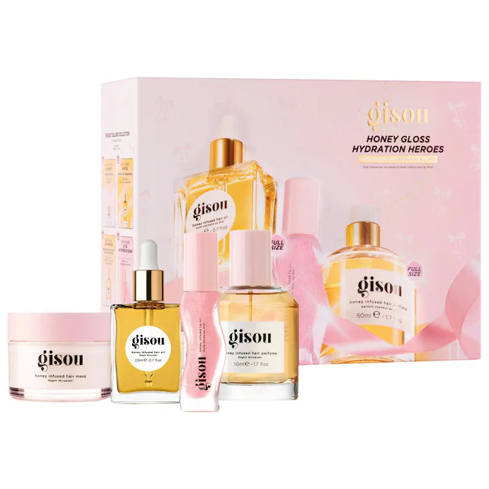 Gisou
Honey Gloss Hydration Heroes Hair Value Set *Pre-Order*