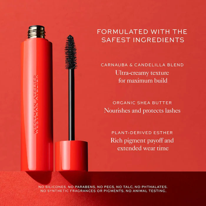 Westman Atelier
Eye Want You Lengthening + Volumizing Clean Mascara