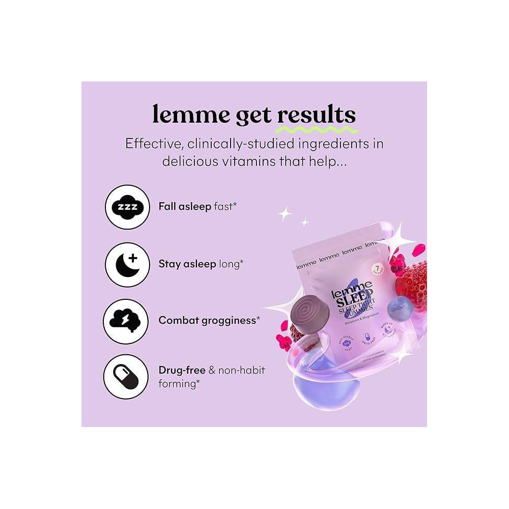 LEMME SLEEP TIGHT GUMMIES Melatonin & Magnesium
