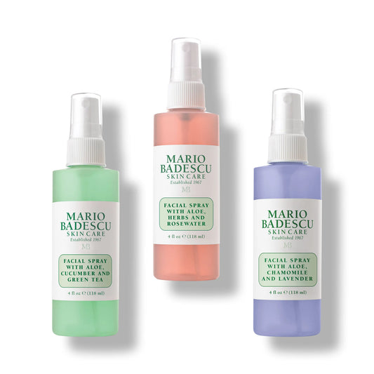 MARIO BADESCU SKINCARE SPRITZ.MIST.GLOW. SET
