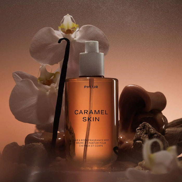 PHLUR
Caramel Skin Body & Hair Fragrance Mist