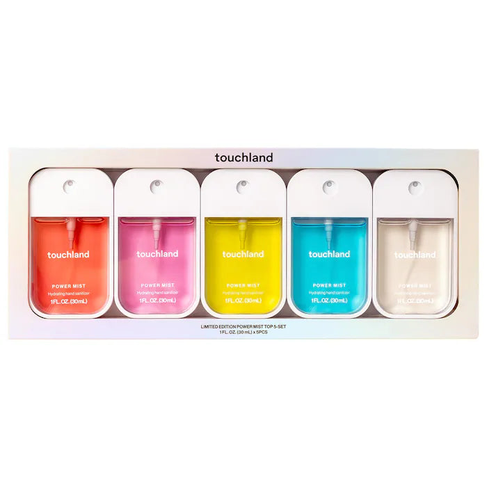 Touchland Limited Edition Power Mist Hydrating Hand Sanitizer Top 5-Set *Pre-Order*