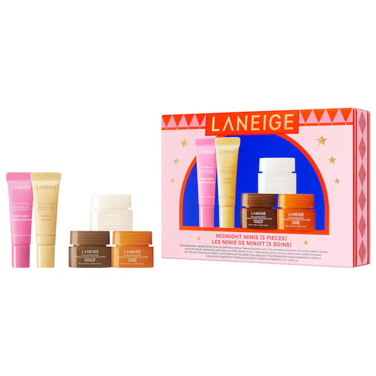 LANEIGE Midnight Minis Lip Glowy Balm and Lip Sleeping Mask Gift Set *Pre-Order*