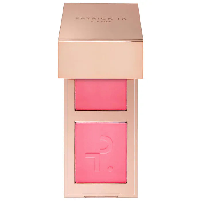 PATRICK TA Mini Major Headlines Double-Take Crème & Powder Blush Duo *Pre-Order*