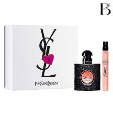 YVES SAINT LAURENT BLACK OPIUM PERFUME  GIFT SET 30  ML/10 ML. BLACK BEE.