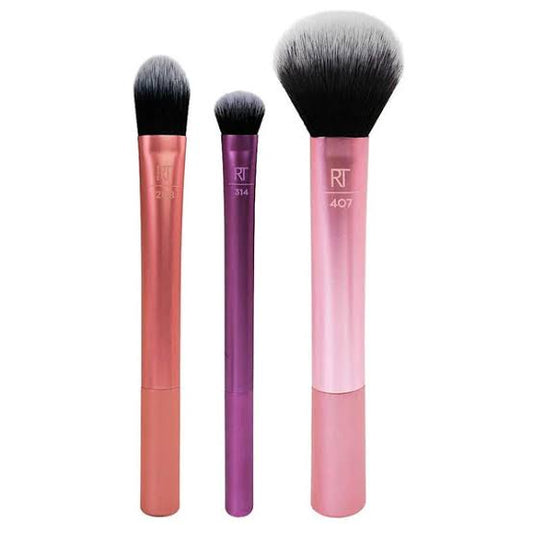 REAL TECHNIQUES ESSENTIALS SET 2.0 (face+eye+cheek)