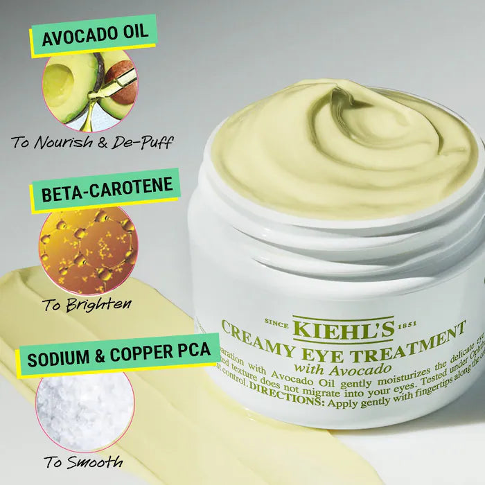 Kiehl's Since 1851
Hydrating Eye Treatment Cream with Avocado *PRE- ORDER*