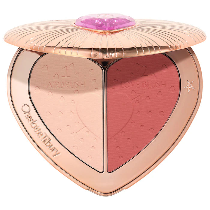 Charlotte Tilbury Pillow Talk Beauty Soulmates Airbrush Flawless Finish Brightening and Blush Powder Palette *Pre-Order*