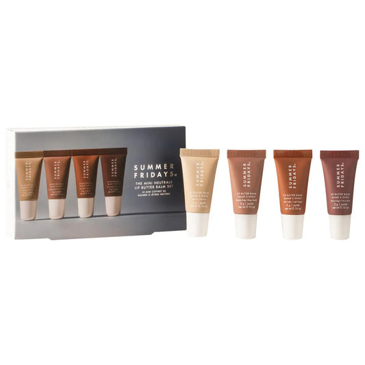 Summer Fridays The Mini Neutrals Lip Butter Balm Set *Pre-Order*