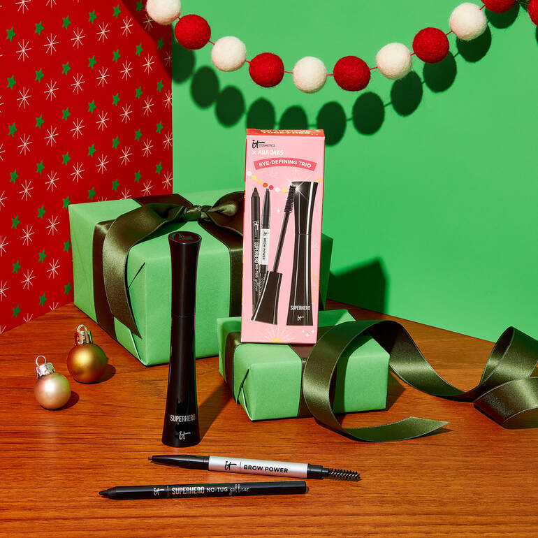 IT COSMETICS Beautiful Together Eye-Defining Mascara, Eyeliner & Brow Pencil Trio