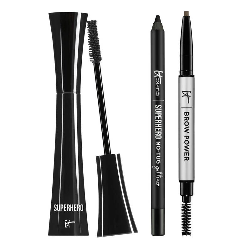 IT COSMETICS Beautiful Together Eye-Defining Mascara, Eyeliner & Brow Pencil Trio