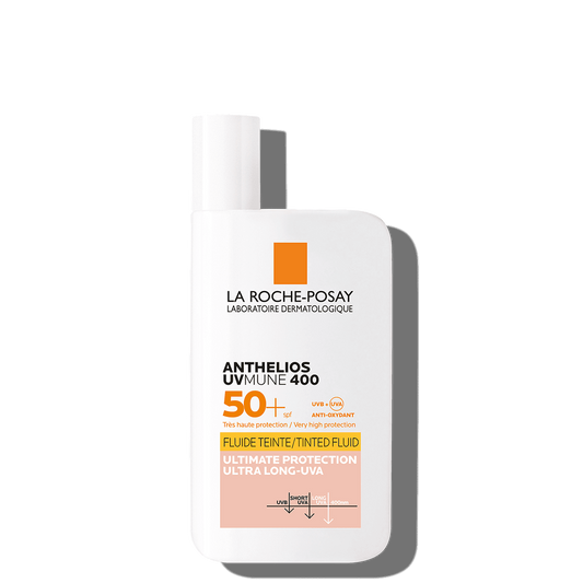 LA ROCHE-POSAY ANTHELIOS UVMUNE 400 FLUIDO INVISIBLE FPS 50+ CON COLOR