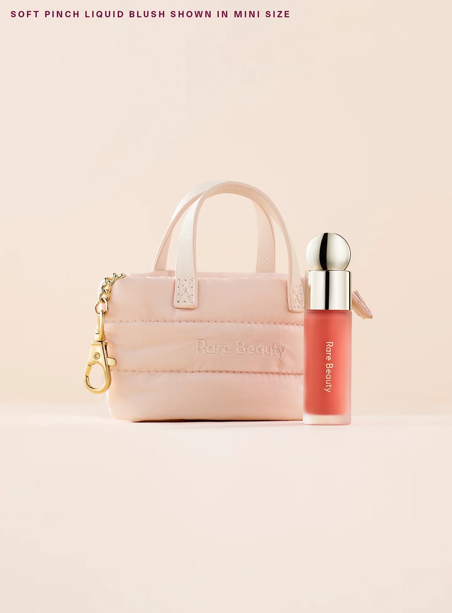 Rare Beauty Mini Puffy Tote Keychain *PRE - ORDER*