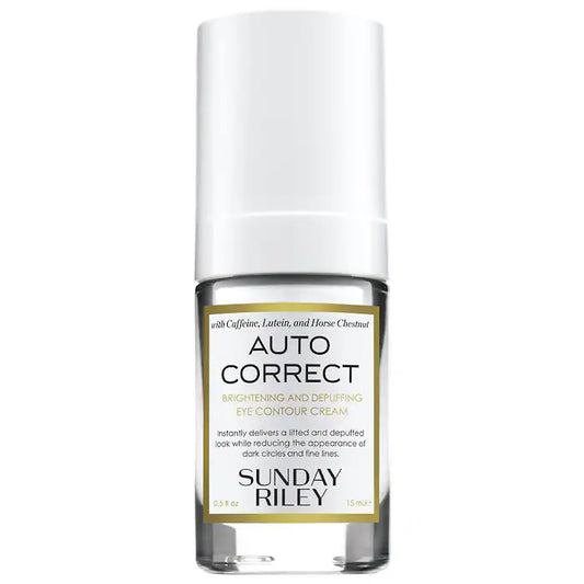 SUNDAYRILEY Auto Correct Brightening + Depuffing Eye Cream for Dark Circles