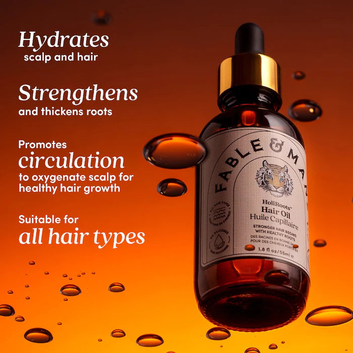 FABLE & MANE Mini Strength & Shine Hair Oiling Duo