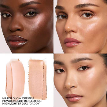 PATRICK TA  Major Glow Creme & Powder Light Reflecting Translucent Highlighter Duo *Pre-Order*