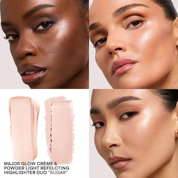 PATRICK TA  Major Glow Creme & Powder Light Reflecting Translucent Highlighter Duo *Pre-Order*