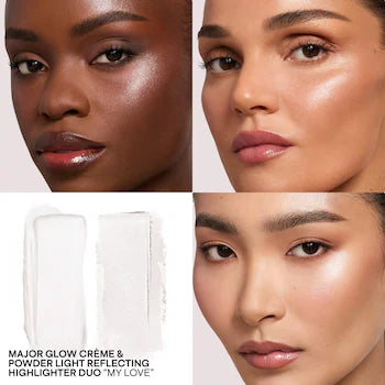 PATRICK TA  Major Glow Creme & Powder Light Reflecting Translucent Highlighter Duo *Pre-Order*