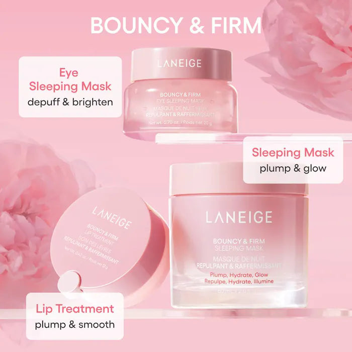 LANEIGE Bouncy & Firm Plump, Firm & Glow Set *Pre-Order*