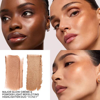 PATRICK TA  Major Glow Creme & Powder Light Reflecting Translucent Highlighter Duo *Pre-Order*