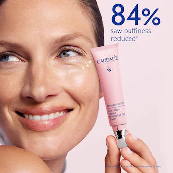 CAUDALIE RESVERATROL LIFT DEPUFFING EYE CREAM WITH PEPTIDES *PRE - ORDER*