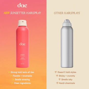 DAE SUNSETTER STRONG HOLD FLEXIBLE HAIRSPRAY *PRE - ORDER*